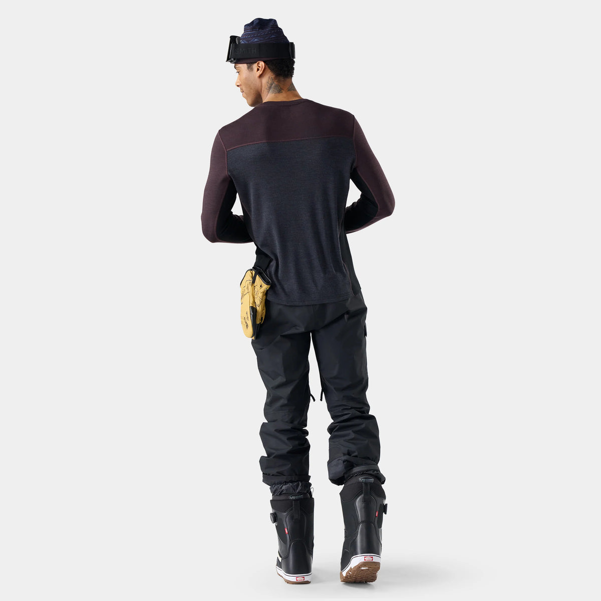 Men's Classic Thermal Merino Base Layer Colorblock Crew