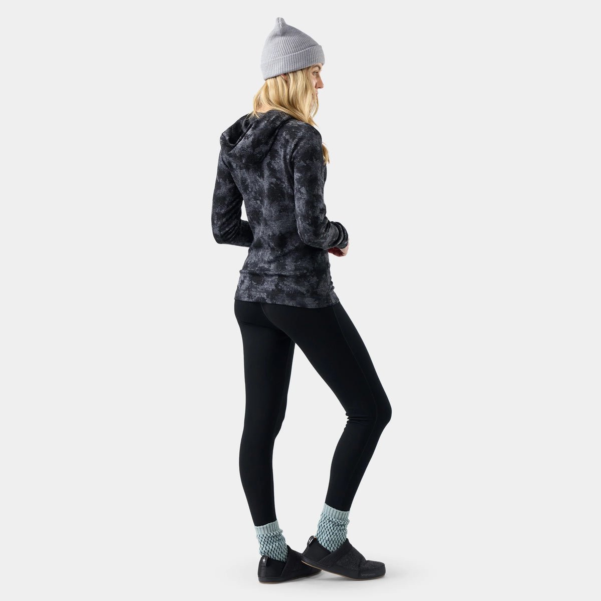Women's Classic Thermal Merino Base Layer 1/2 Zip Hoodie