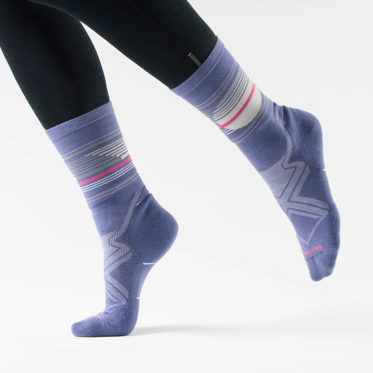Women's Run Cold Weather Glow Track Crew Socks