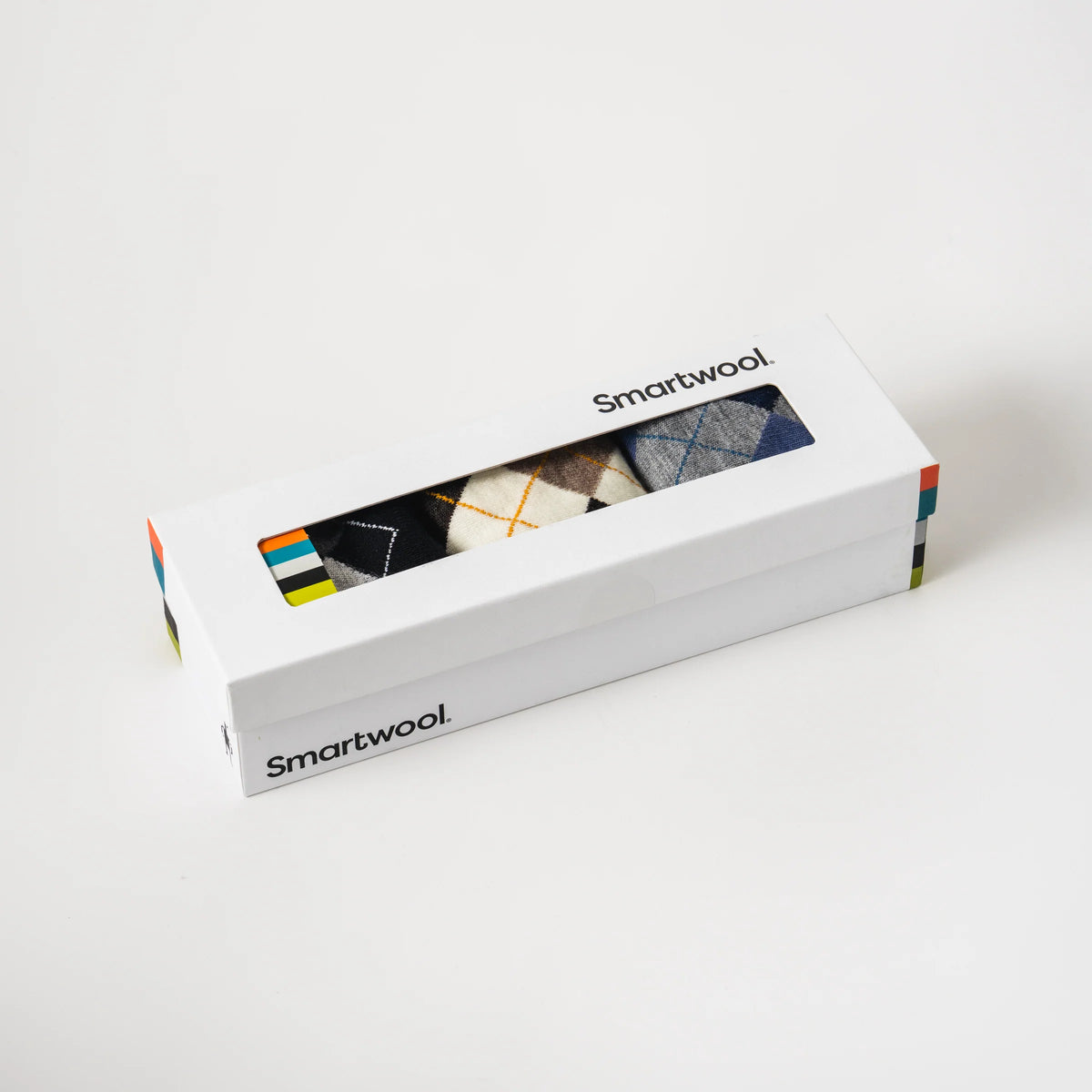 Everyday Diamond Jim Argyle Crew Socks Trio Gift Box