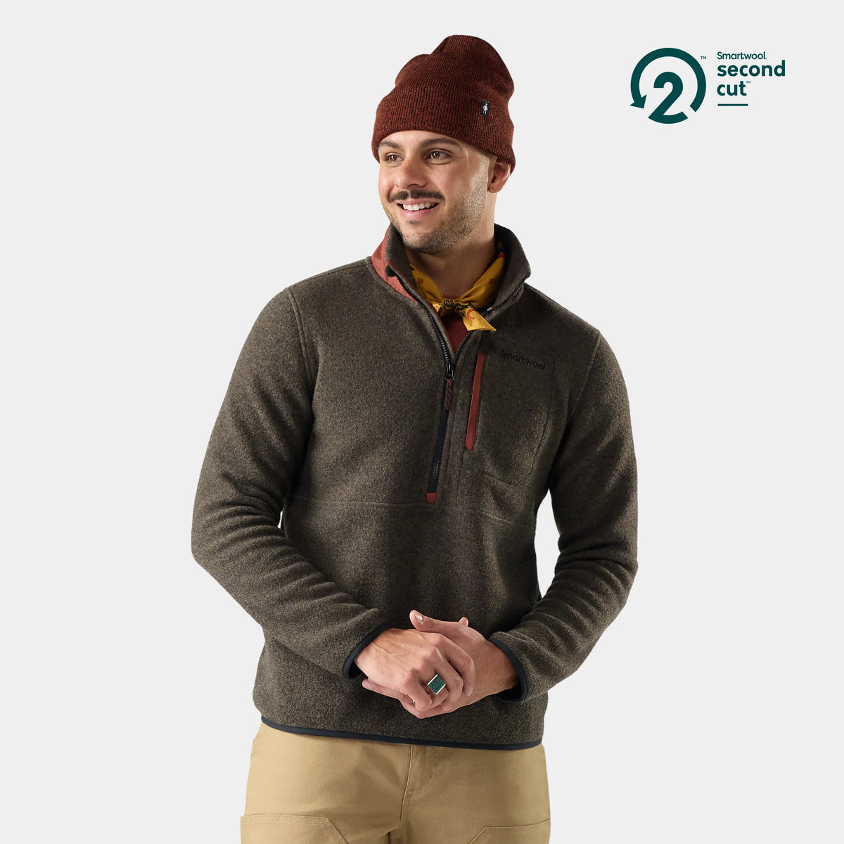 Men's Second Cut™ Fleece 1/2 Zip