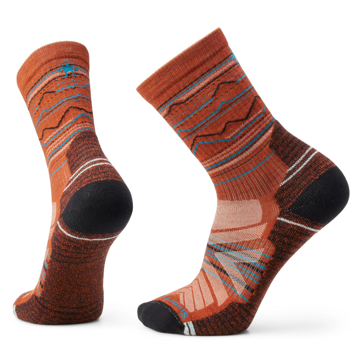 Hike Mountain Range Crew Socks