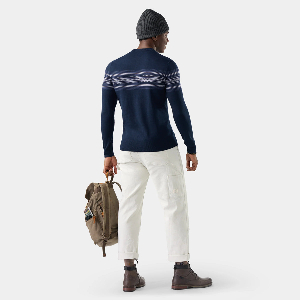 Men's Sparwood Stripe Crew Sweater