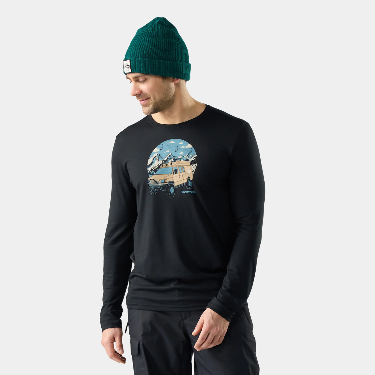 Men's First Chair Pursuit Active Long Sleeve Graphic Tee