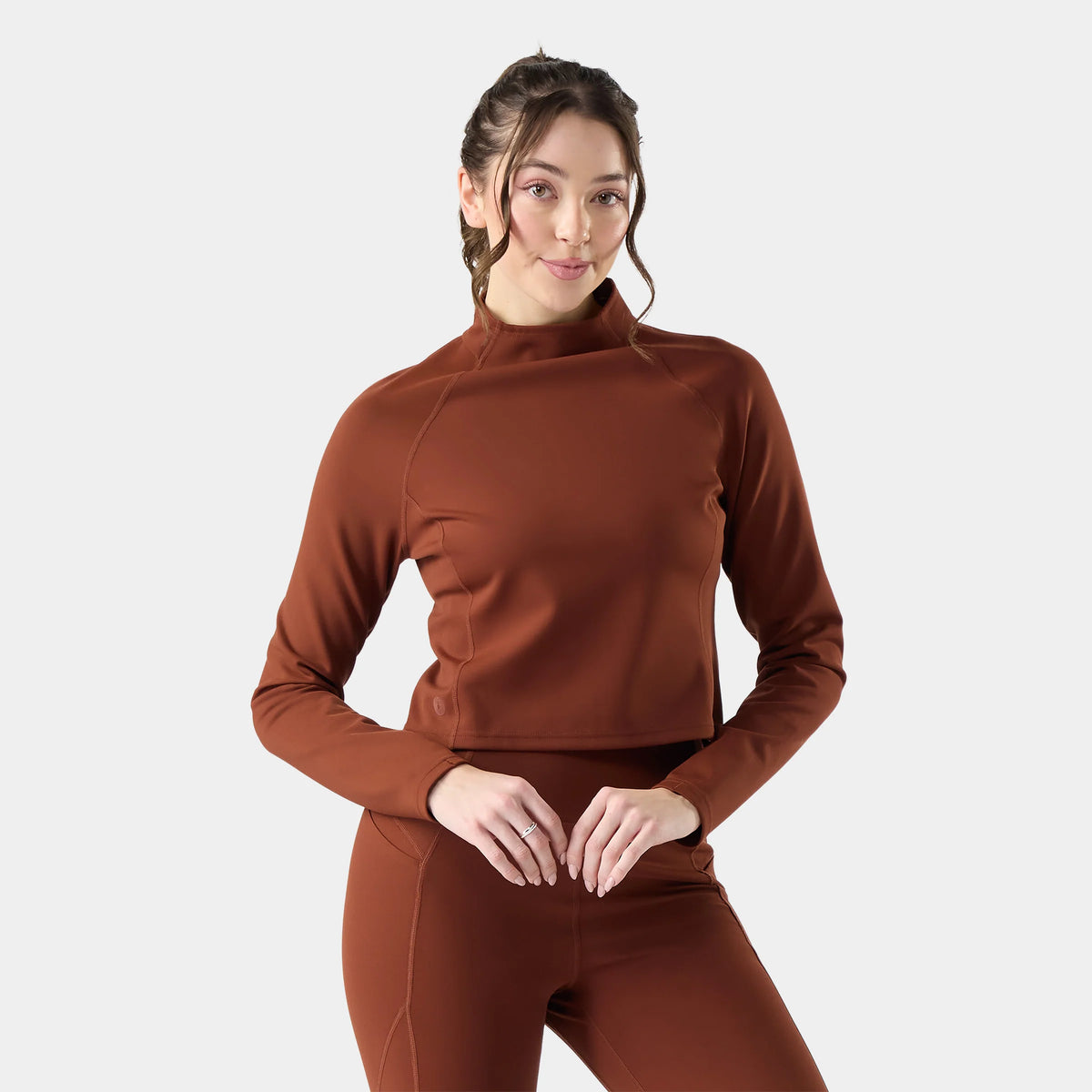 Women's Active Merino Movement Mock Neck