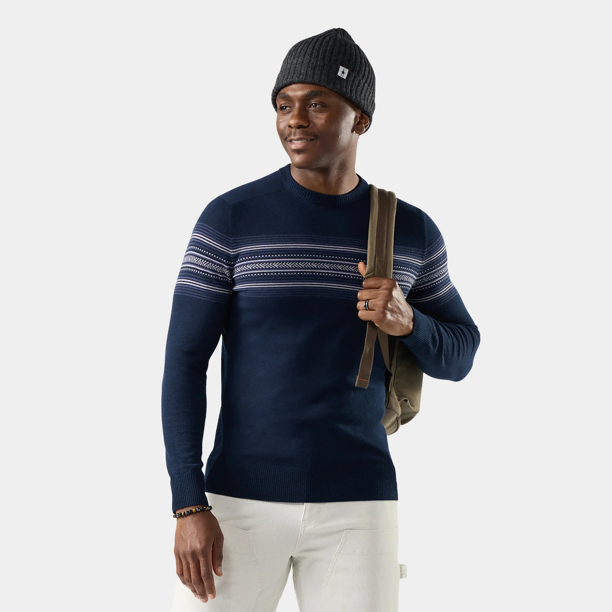 Men's Sparwood Stripe Crew Sweater